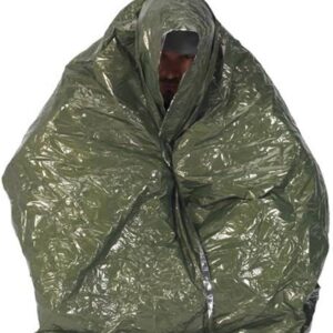 NDUR Combat Casualty Blanket, Olive Drab/Bright Silver